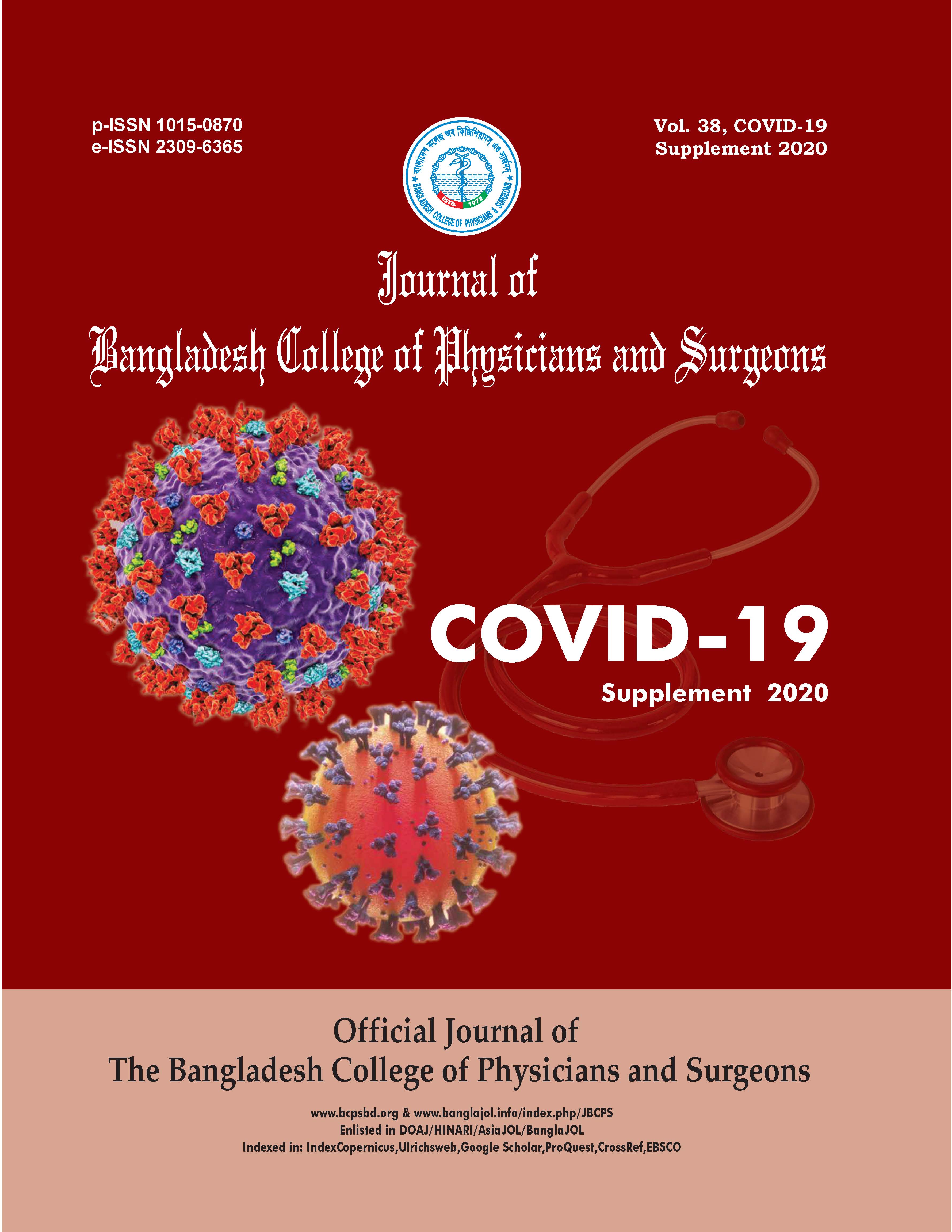 Vol. 38, COVID-19 (Supplement Issue), July-2020